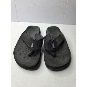 Sideout Mens Black Flip Flop Sandals Thong Style‎ Size 4 Casual Beach Summer